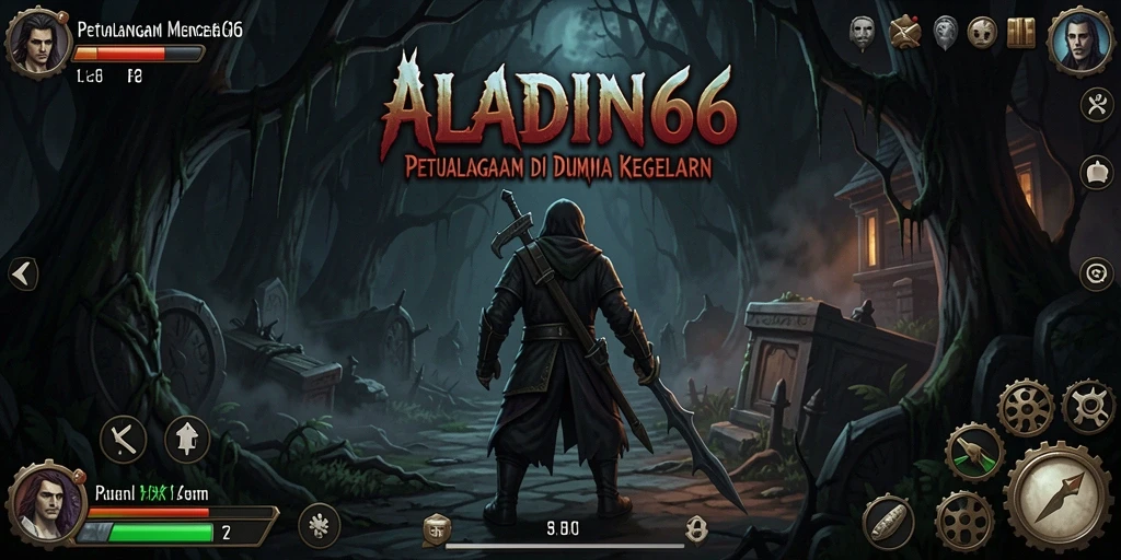 Tampilan gameplay ALADIN66 di dunia yang mencekam dan menyeramkan.