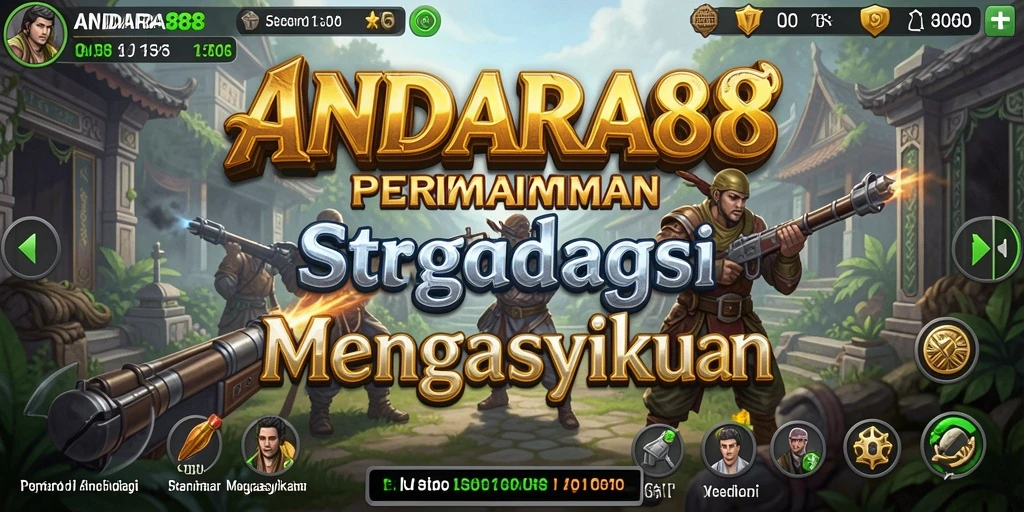 Screenshot gameplay ANDARA88 yang menampilkan strategi dan pertempuran yang intens.
