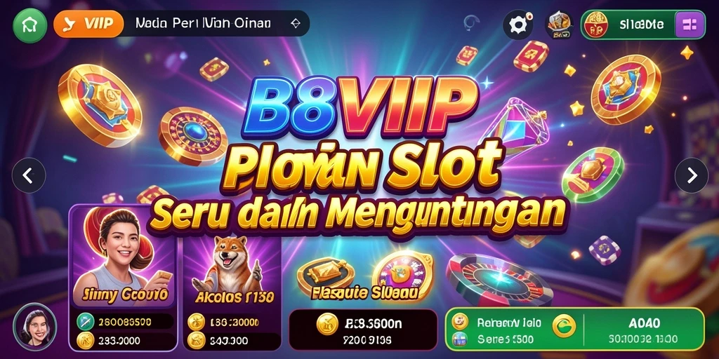 Tampilan gameplay B8VIP yang mengasyikkan dan mendebarkan.