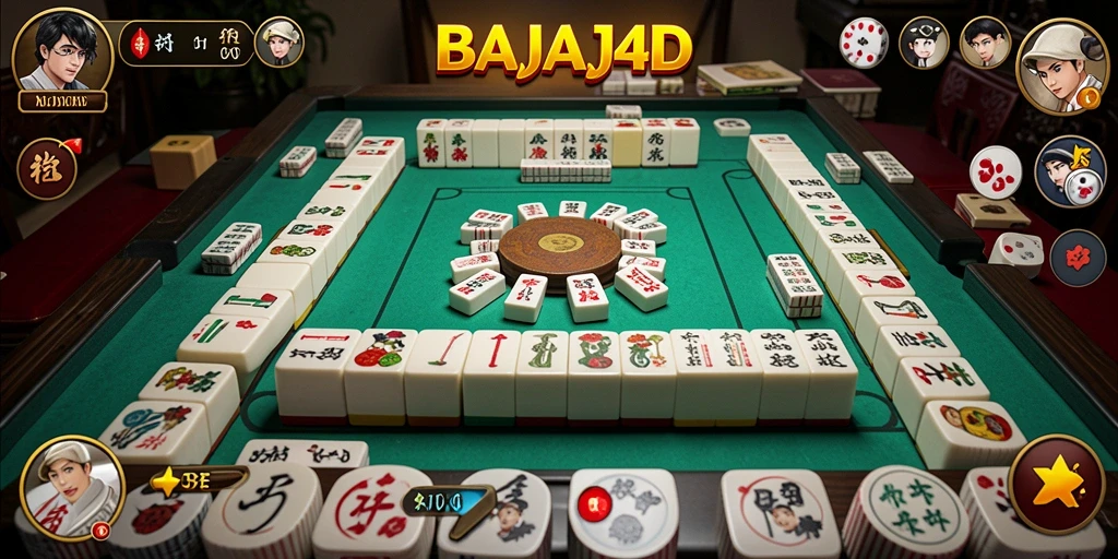 Tampilan gameplay menarik di BAJAJ4D, menampilkan tingkat kesenangan Mahjong.