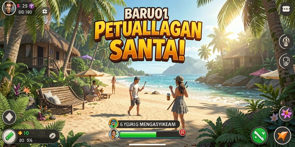 Tampilan menarik dari gameplay BARU01 yang menghibur dan penuh warna.