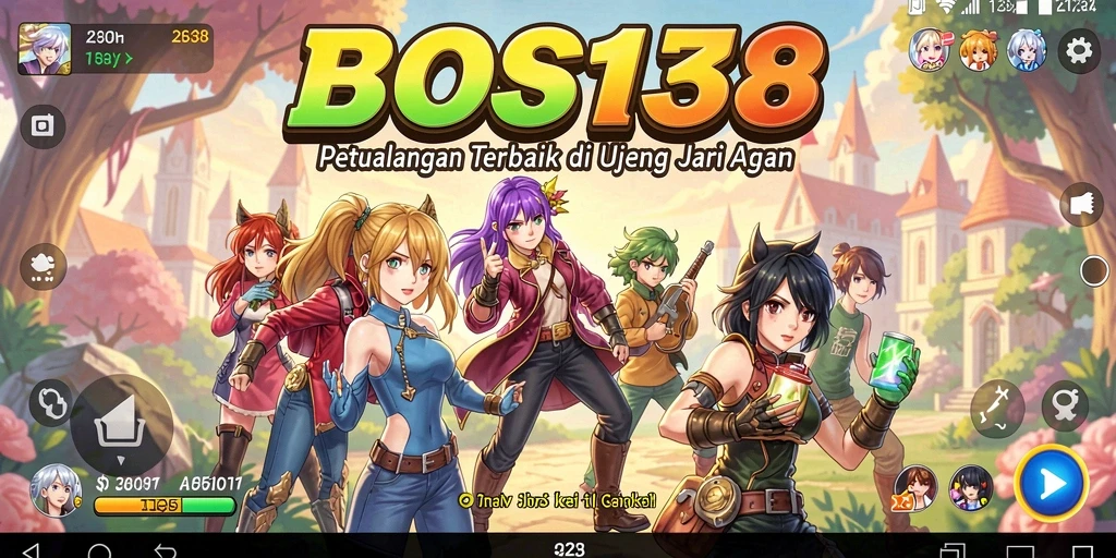 Tangkapan layar gameplay BOS138 yang menampilkan aksi seru dan karakter unik.