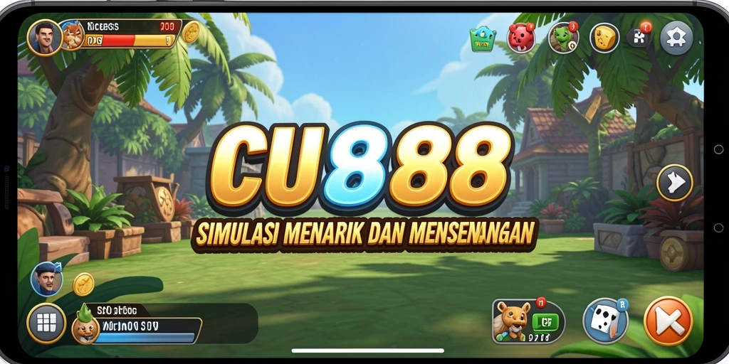Screenshot CU888 menunjukkan gameplay simulasi yang imersif.