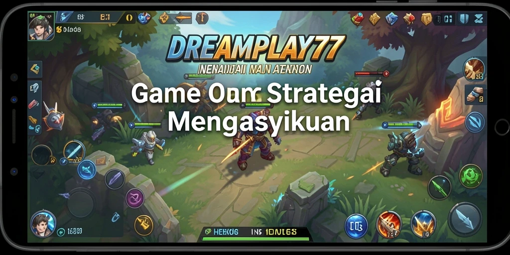 Tampilan gameplay yang mengasyikkan dan penuh strategi.