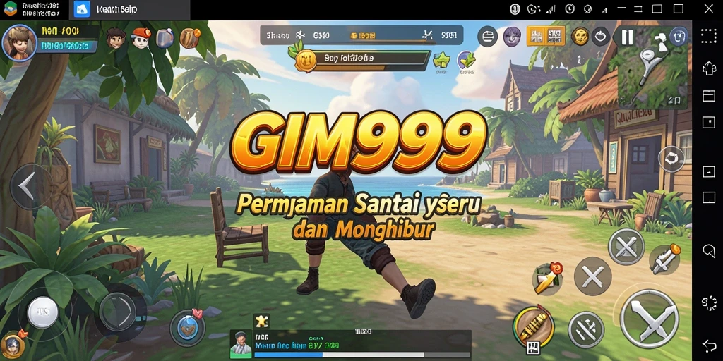 Tampilan menarik gameplay GIM999 yang memikat hati.
