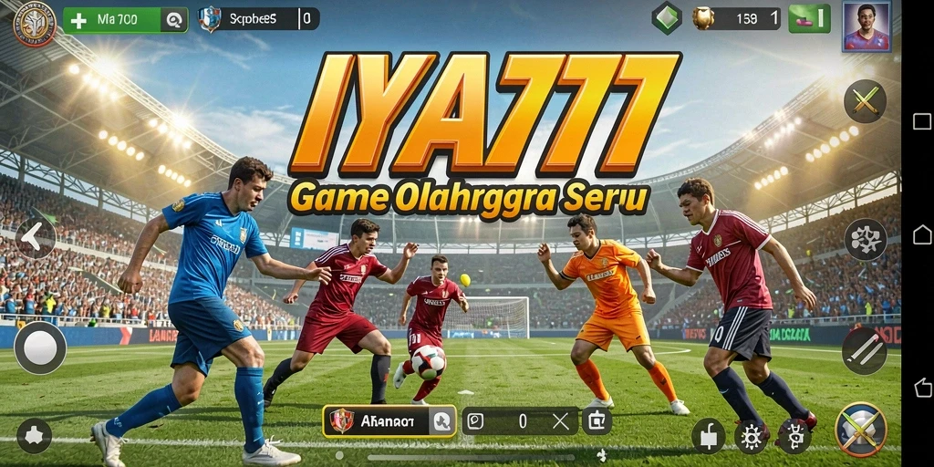 Tampilan gameplay seru dari IYA777 yang menampilkan aksi olahraga mendebarkan.