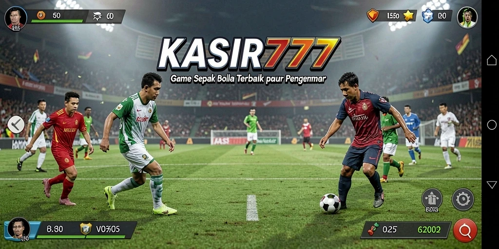 Tampilan gameplay menarik dari KASIR777 untuk penggemar sepak bola.