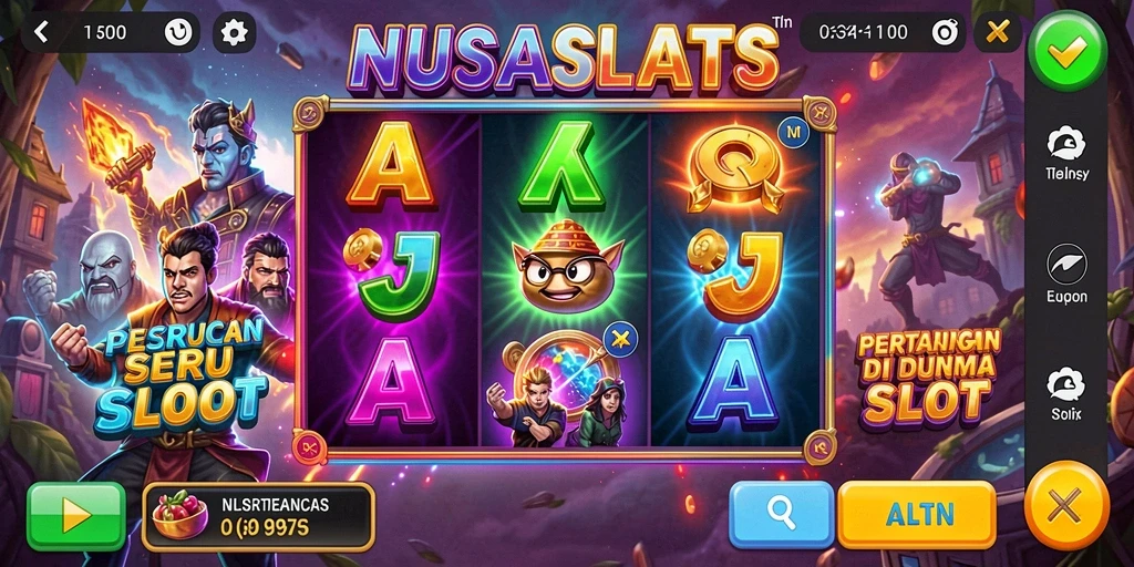 Tangkapan layar gameplay NUSASLOTS menampilkan pertarungan seru dan mengasyikkan.