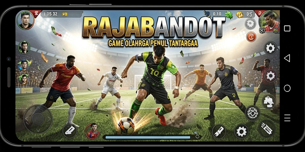 Tampilan gameplay seru dari RAJABANDOT yang penuh aksi.