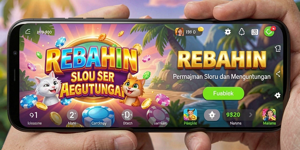 Gambaran gameplay seru dan grafis menawan di REBAHIN.