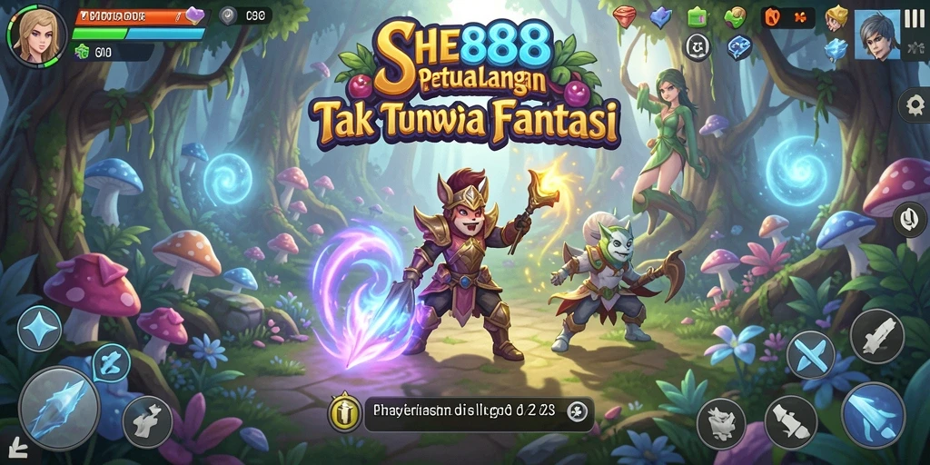 Gameplay seru di dunia petualangan yang menantang.