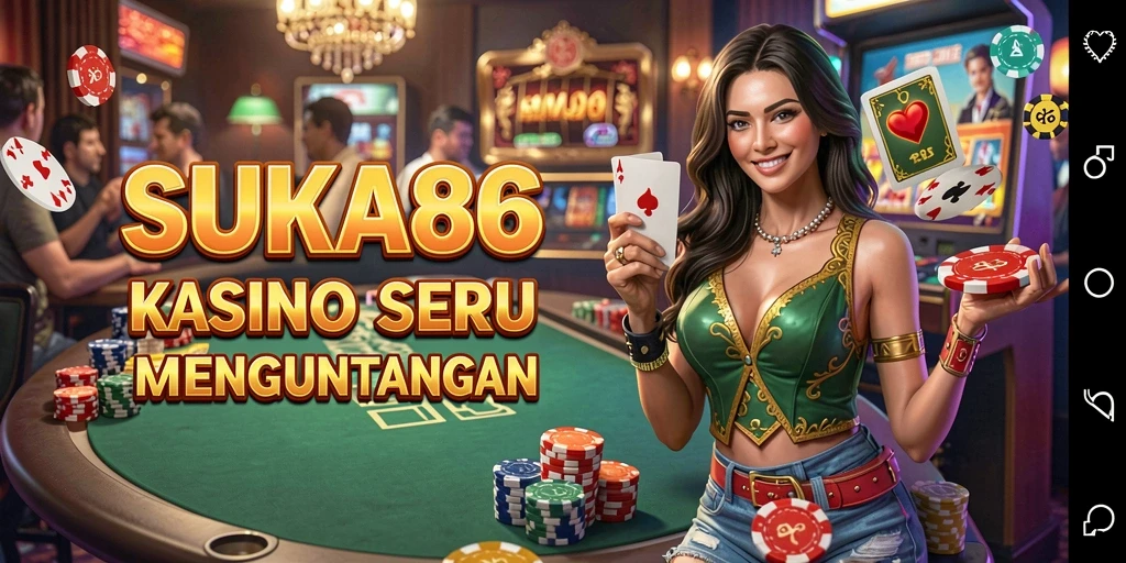 Tangkapan layar gameplay SUKA86 yang menampilkan momen seru di Kasino.
