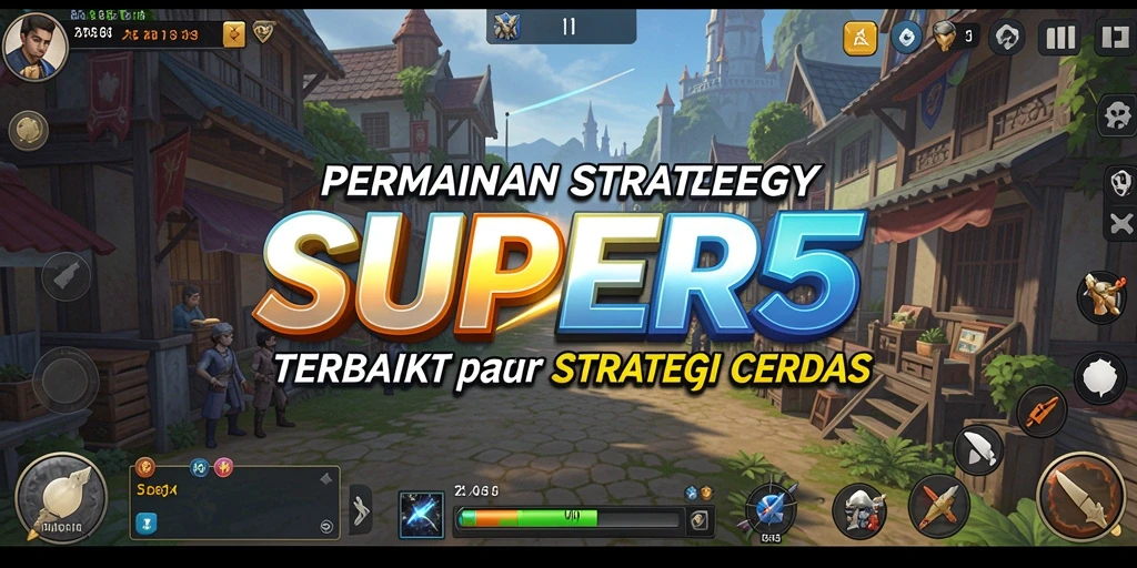 Tampilan gameplay menarik dari SUPER5 dengan strategi yang intens.