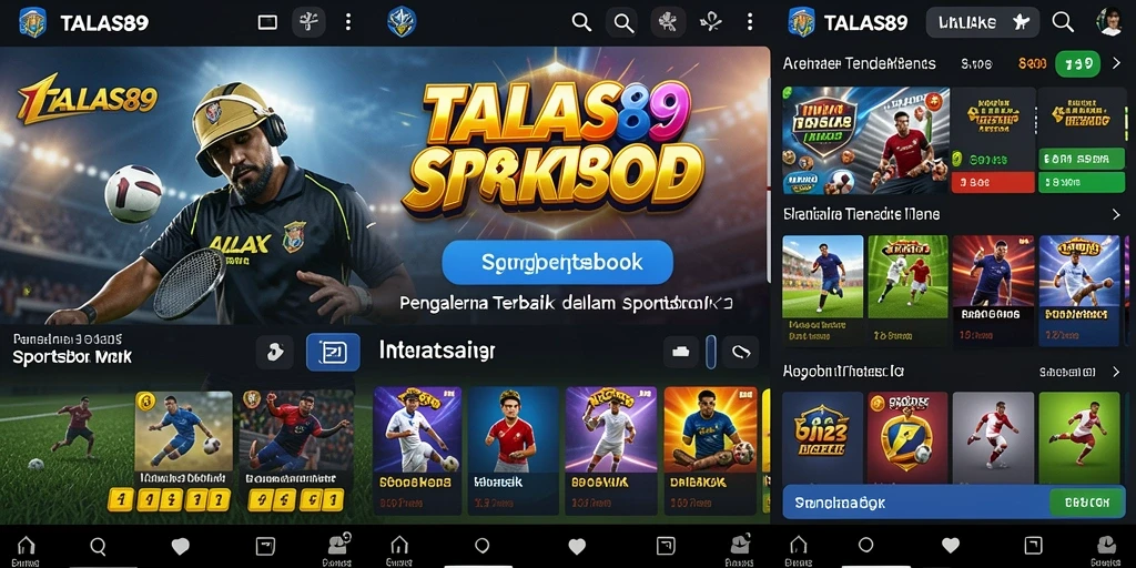 Tampilan gameplay menarik dari aplikasi Sportsbook TALAS89.