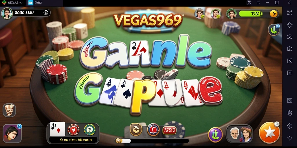 Screenshot gameplay <strong>VEGAS969</strong> yang menampilkan keseruan bermain Gaple.